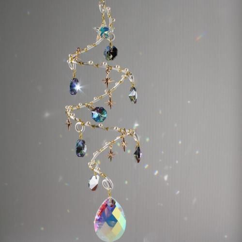 <img class='new_mark_img1' src='https://img.shop-pro.jp/img/new/icons14.gif' style='border:none;display:inline;margin:0px;padding:0px;width:auto;' />Spiral Star ~星環のサンキャッチャー(全2色) / Radiant 個展(2025年10月24日(金)21時~11月2日(日)17時)