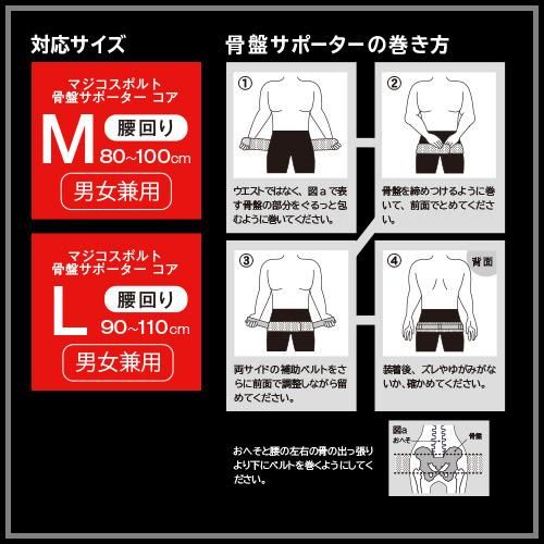 マジコスポルト 骨盤 サポーター コア Mサイズ