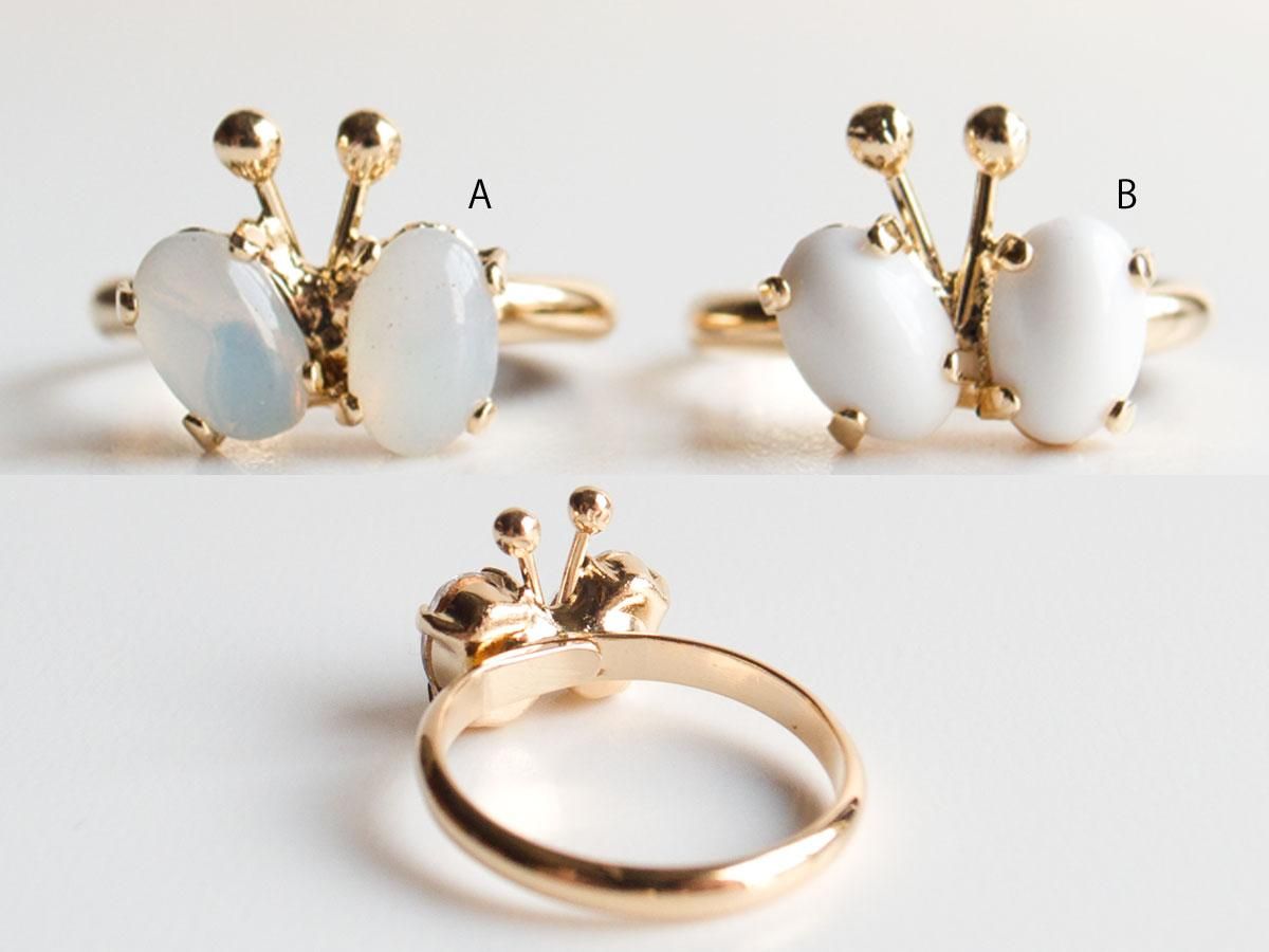 ピンキー Butterfly Pinkie Ring [1] - nichinichi