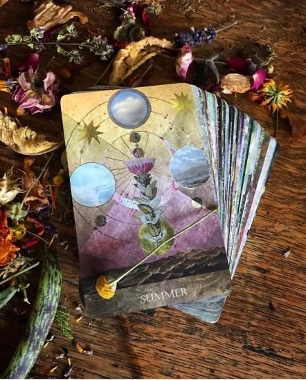 フェイステッドガーデンオラクル (簡単な日本語訳つき) オラクルカード