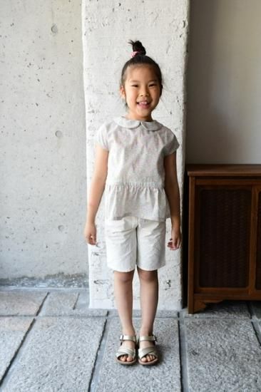 はらっぱ 会津木綿3年パンツ