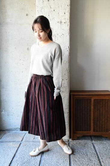 タグ付き新品 ヤンマ産業 会津木綿キュロットスカート www.disdukcapil