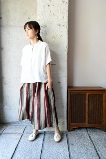 タグ付き新品 ヤンマ産業 会津木綿キュロットスカート www.disdukcapil