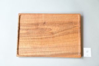（即売）木工房PUU 小沢賢一　くるみのトレー　40cm×28cm　17