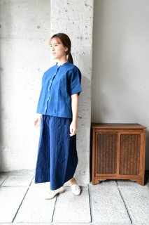 （WEBカタログ）ヤンマ産業　松阪木綿スタンドカラーシャツ袖付き　24番　ASC-SH-SD　