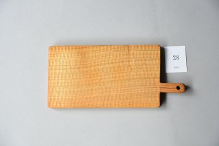 （即売）木工房PUU 小沢賢一　くるみのカッティングボード　彫りあり小　30