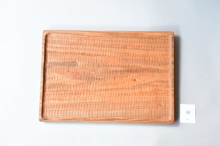（即売）木工房PUU 小沢賢一　くるみのトレー　40cm×28cm　26