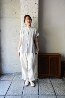 （WEBカタログ）ヤンマ産業　会津木綿スタンドカラーシャツ　丈10cmプラス　ASC-SH-10