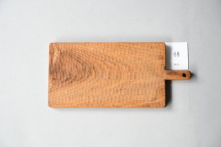 （即売）木工房PUU 小沢賢一　くるみのカッティングボード　彫りあり小　48
