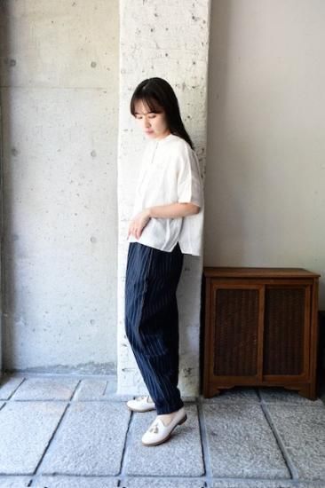 ヤンマ産業 YAMMAMAN 会津木綿トラックパンツ はなふさ縞 YTR-PT-R ヤンマ産業 YAMMAMAN 会津木綿トラックパンツ はなふさ縞 YTR-PT-R