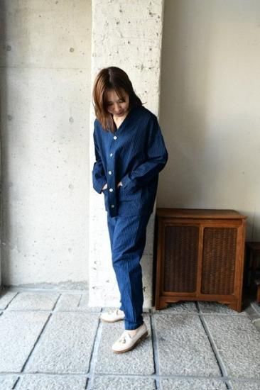 ヤンマ産業 松阪木綿ダボ袖ジャケット ロング丈 ADS-JK-L