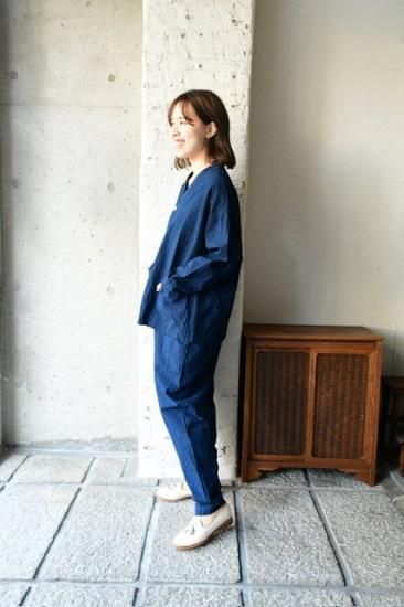 ヤンマ産業 松阪木綿ダボ袖ジャケット ロング丈 ADS-JK-L