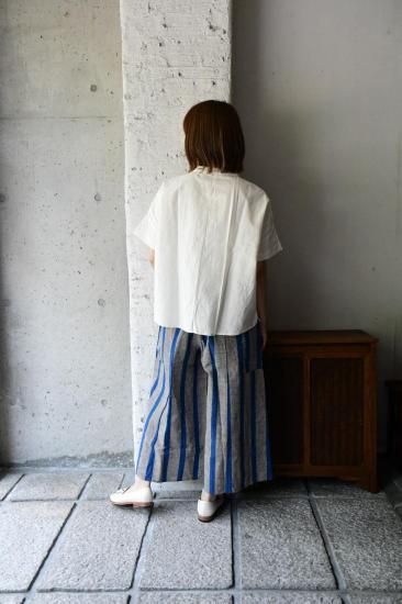 ヤンマ産業　キュロット からし　会津木綿 ヤンマ産業 YAMMA 会津木綿 キュロット