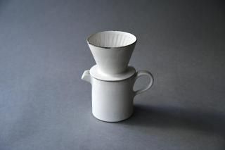 石岡信之 白コーヒードリッパーセット