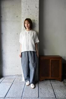 【美品】ヤンマ産業 会津木綿 キュロットパンツ すみ黒 ガウチョパンツ 美品】ヤンマ産業 会津木綿 キュロットパンツ すみ黒 ガウチョ