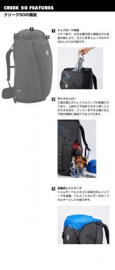 BlackDiamond(ブラックダイヤモンド) CREEK(クリーク) 20/35/50 BlackDiamond(ブラックダイヤモンド) CREEK(クリーク) 20/35/50