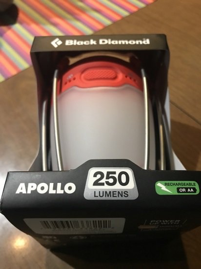 BlackDiamond(ブラックダイヤモンド) APOLLO(アポロ) ※吊り下げやすいダブルフック ※250ルーメン