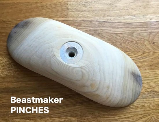 Beastmaker(ビーストメーカー) Beefy Pinch(ビーフィーピンチ) ※ピンチ型トレーニングホールド ※絶妙なウッド削り出し形状