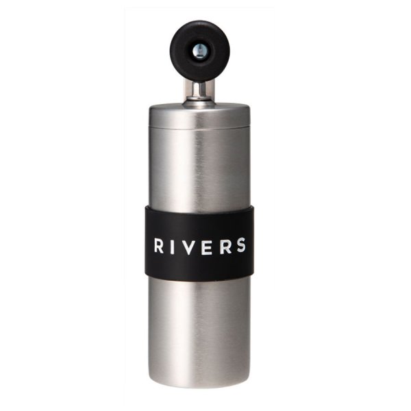 RIVERS(リバーズ) コーヒーグラインダー グリット シルバー/ブラック ※固定セラミック刃で均一な挽き具合 ※展示品セール10%OFF 