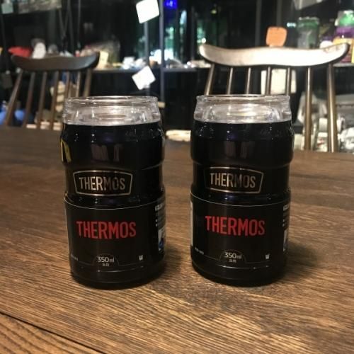 Thermos サーモス 保冷缶ホルダー Rod 002 350ml缶を保冷 脱プラスチック こぼれにくいマグとしても優秀 グッぼる ボルダリングcafe クライミング通販