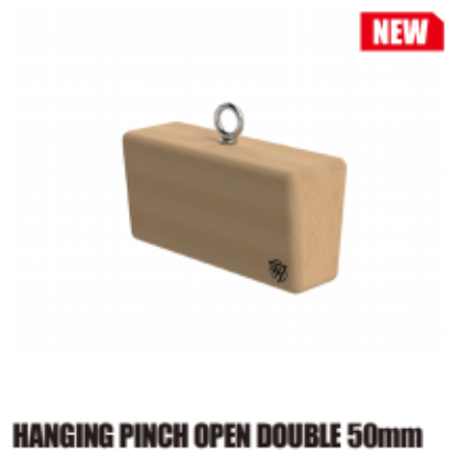 RUSTAM CLIMBING(ルスタンクライミング) Hanging Pinch Open(ハンギングピンチオープン) ※テーパード型ぶら下げピンチ ※シリーズ最高難度
