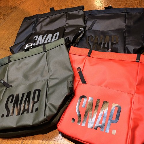snap(スナップ) Big Chalk Bag(ビッグチョークバック) ※リサイクルポリエステル100% TPUコート ※大きめファスナーポケット ※再販未定