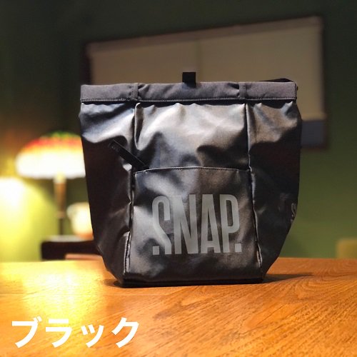 snap(スナップ) Big Chalk Bag(ビッグチョークバック) ※リサイクルポリエステル100% TPUコート ※大きめファスナーポケット ※再販未定