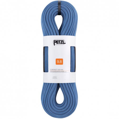Petzl(ペツル) CONTACT(コンタクト) 9.8mm 60m/70m/80m ブルー/グリーン ※軽量シングルロープ ※インドアと岩場の両方に ※軽さと耐久性の両立