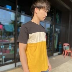 MOON(ࡼ) Colour Block T-Shirt(顼֥åƥ) 餫ƿӤ륪˥ååȥ100% 2021ǯǥ ᡼88