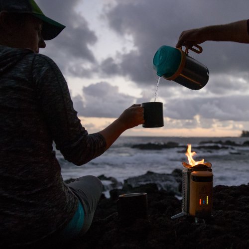 BioLite(バイオライト) KettlePot＆Coffee Set(ケトルポット＆コーヒーセット) ※キャンプストーブ2PLUS専用 ※ハイテク焚火ストーブで至極のコーヒーを楽しめる