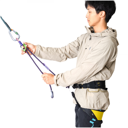 Beal(ベアール) EXPRESSO FIT(エクスプレッソフィット) ※1秒調整40-100cm時短支点構築 ※特許構造×240g全登攀対応 ※即使えるカラビナ付 ※40-100cm 240g