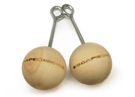 Escape Climbing(エスケープクライミング) Wood Training Power Balls 3inch(ウッドトレーニングパワーボール3インチ) ※2個1組 ※再販未定