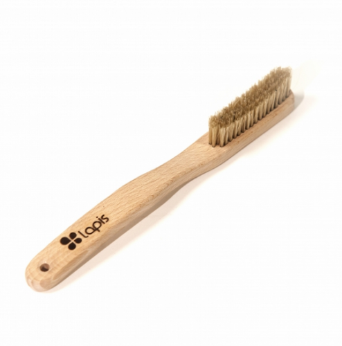Lapis(ラピス) Wood Brush(ウッドブラシ) ノーマル/チェリー ※美しいカーブの木製ハンドル ※メール便88円
