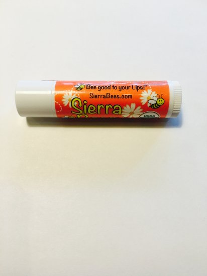 SierraBees(シエラビーズ) Organic Lip Balm(オーガニックリップバーム) 1個 ※クライマー向けリップ ※複数でもメール便88円
