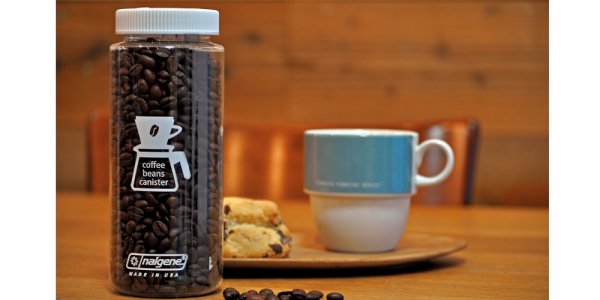 nalgene(ナルゲン) Coffee Beans Canister(コーヒービーンズキャニスター) 150g/200g/330g(廃番) ※グラム表記のメモリ付