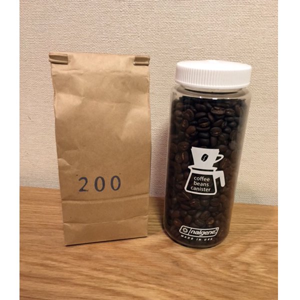 nalgene(ナルゲン) Coffee Beans Canister(コーヒービーンズキャニスター) 150g/200g/330g(廃番) ※グラム表記のメモリ付