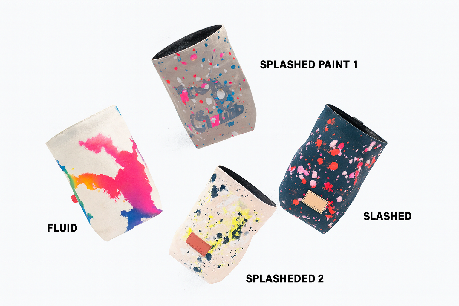 ありそうでなかった一点もの アートなチョークバッグ