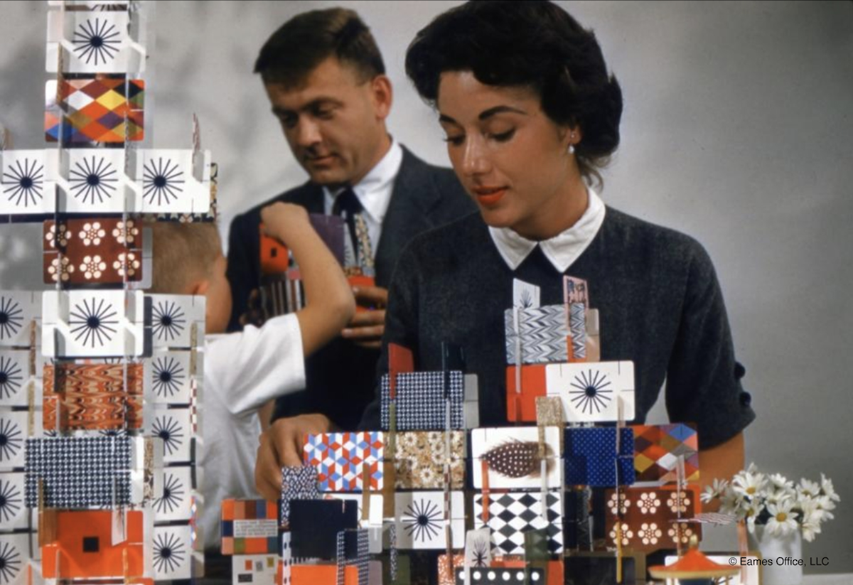 イームズ テキスタイル ハウスオブカード Eames Texile House of