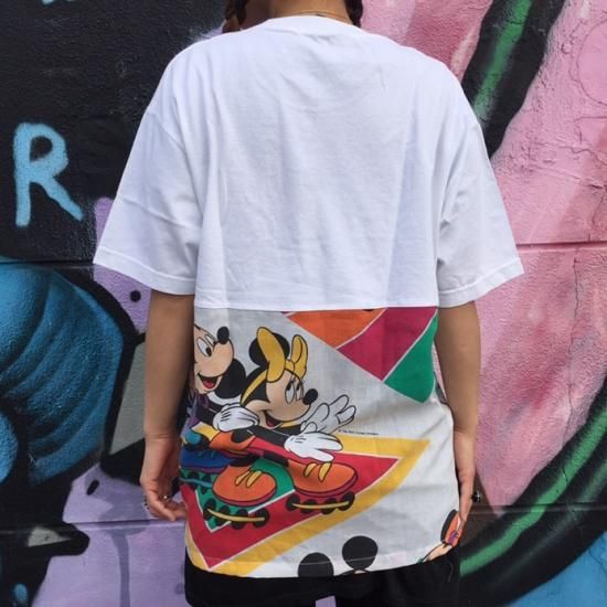 Los Angeles Disney Remake T Shirt La製 ディズニー リメイク 切替 Tシャツ Toyshop8 アメリカ雑貨 通販 豊橋市