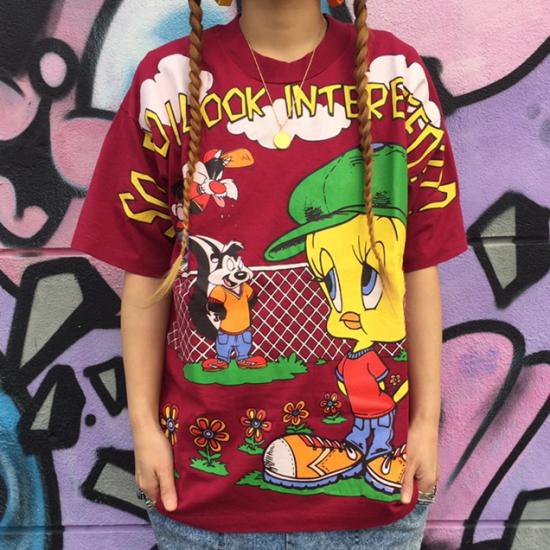 販売セール Looney tunes tシャツ ヴィンテージ - メンズ