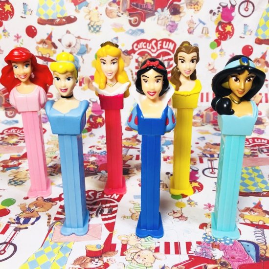 Pez Disney Princess Dispenser ペッツ ディズニープリンセス ディスペンサー 6本セット Toyshop8 アメリカ雑貨 通販 豊橋市