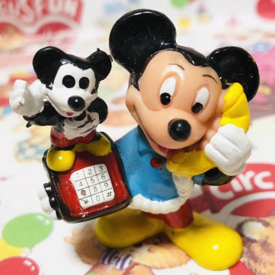 90 S Applause W D C Mickey Mouse Pvc Figure ミッキーマウス Pvcフィギュア 電話 Toyshop8 アメリカ雑貨 通販 豊橋市