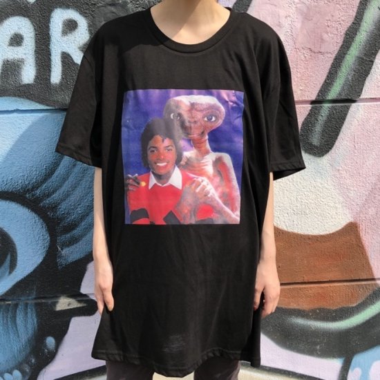 E T Michael Jackson T Shirt イーティー マイケル ジャクソン プリント Tシャツ Toyshop8 アメリカ雑貨 通販 豊橋市