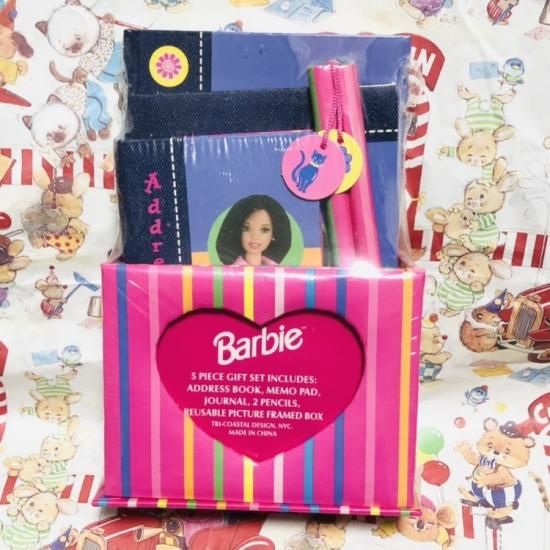 98 S Mattel Barbie 5 Piece Gift Set バービー ステーショナリーセット 文房具 Toyshop8 アメリカ雑貨 通販 豊橋市