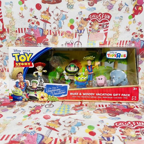 11 S Mattel Toy Story Hawaiian Vacation Gift Pack トイストーリー ハワイアンバケーション ギフトパック フィギュアセット Toyshop8 アメリカ雑貨 通販 豊橋市