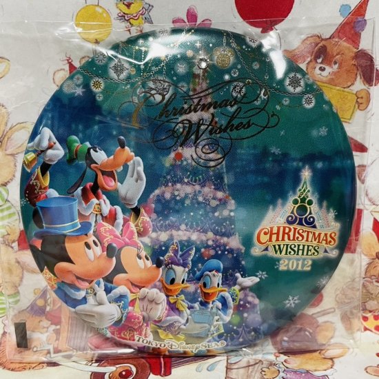 12 S Tokyo Disneysea Christmas Wishes Pinback ディズニー クリスマス 缶バッジ 8 5cm Toyshop8 アメリカ雑貨 通販 豊橋市
