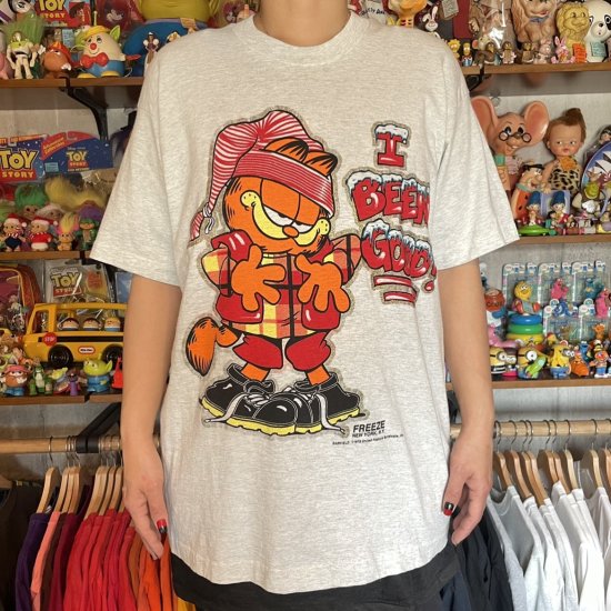 90's / FRUIT OF THE LOOM / Garfield / FREEZE NEW YORK / T-Shirt