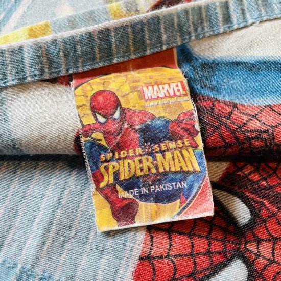 Spider-Man / Flat Sheet / 66in.×96in. / スパイダーマン / フラットシーツ / ヴィンテージシーツ -  Vintage Shop 8 | アメトイ 通販 | 豊橋市