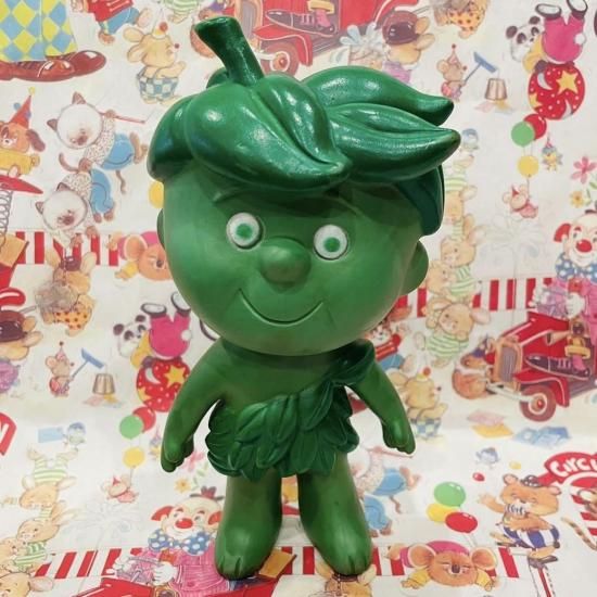 グリーンジャイアント リトルグリーンスプラウト フィギュア & ポーキー・ピッグ 70s / Green Giant / Little Sprout / Figure / グリーン
