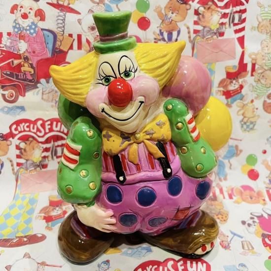 80s / Small World Importing Inc. / Clown Coin Bank / ピエロ